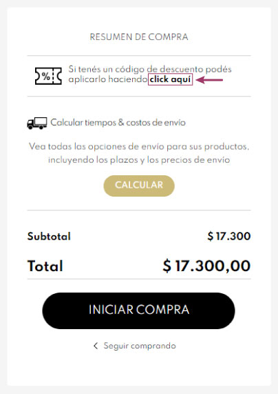 Ingresar tu cupón